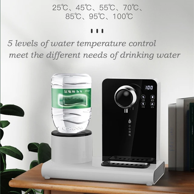 
Mini hot water bar automatic bottle drinking tabletop mini electric water dispenser 