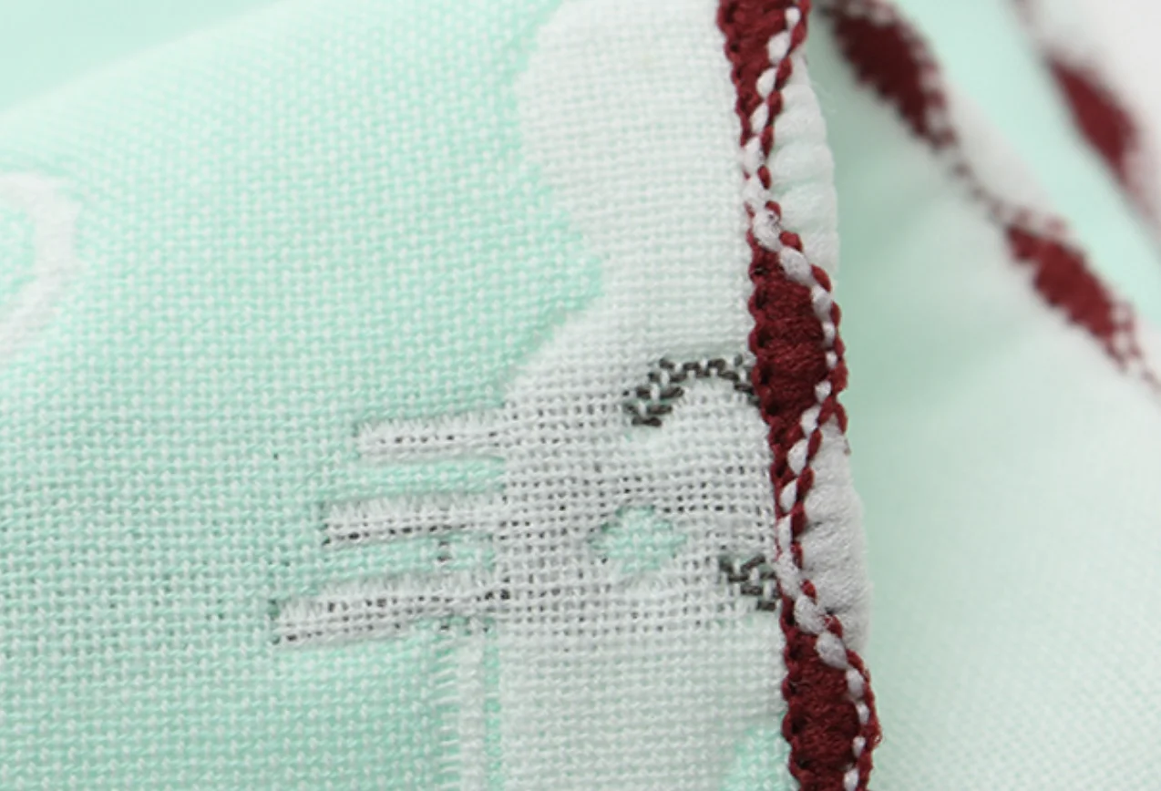 100% Cotton 6 Layers jacquard Washcloth 25*25cm square Baby Muslin Towels Hand Towels Soft Baby cute animal  Face Towel set