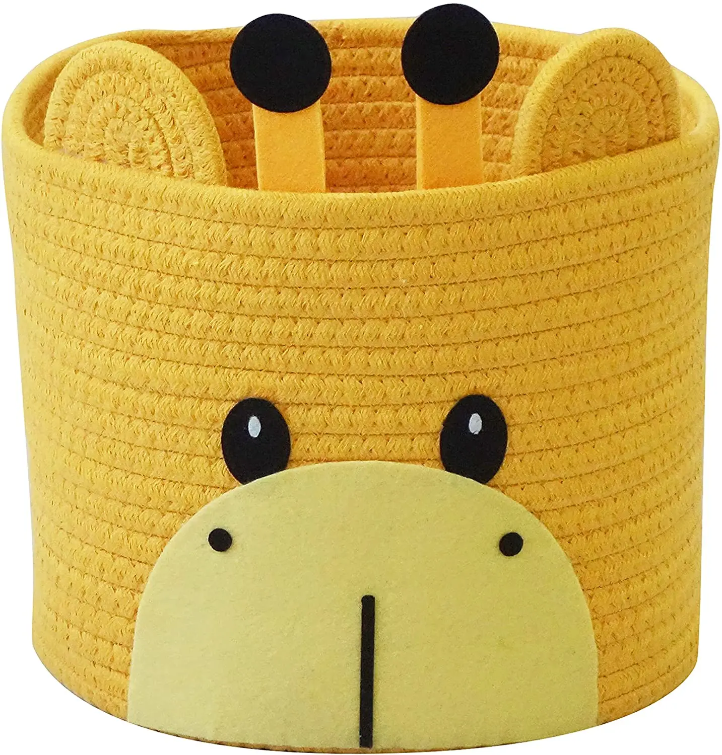 Лидер продаж, маленькая милая корзина для хранения из хлопка с жирафом, производитель органайзера для детских подгузников