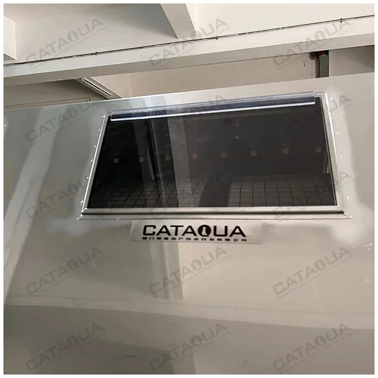 CATAQUA Fish Farm RAS System Rotary Drum Vacuum Filter Drum Filter Aquaculture
