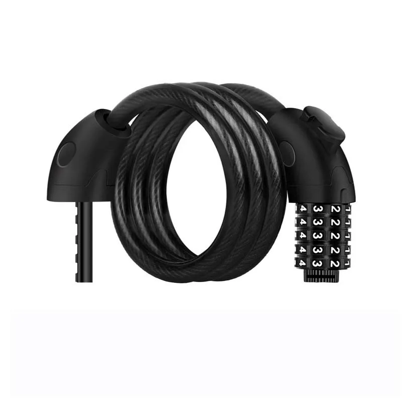 1000mm Anti-theft Chain Lock Electric Bicycle Lock Ebike Lock with Mount Bracket and 2 Keys
