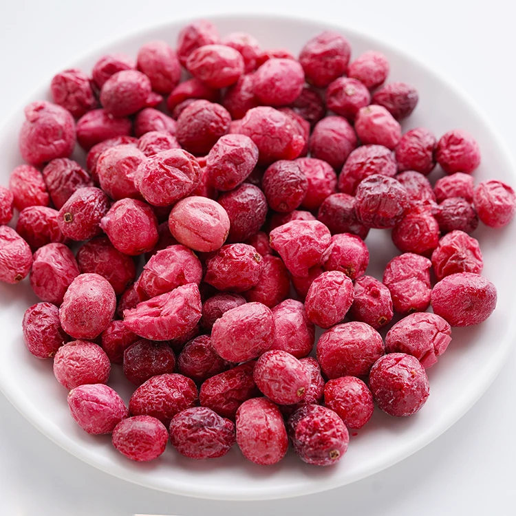 
Top Quality 100% Natural Crispy Freeze Dried Cranberry Freeze Dried Food 