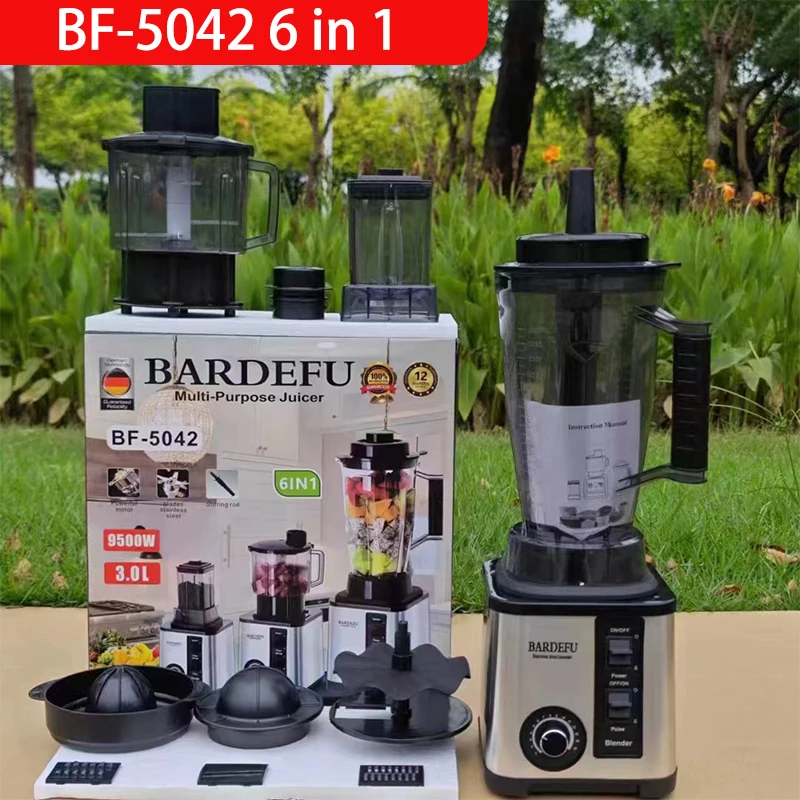 New 6 in 1 style Kitchen 9500W 2.5L 3L Countertop Professional Table Commercial Mixer Heavy Duty Silver Crest 3 in 1 Blender