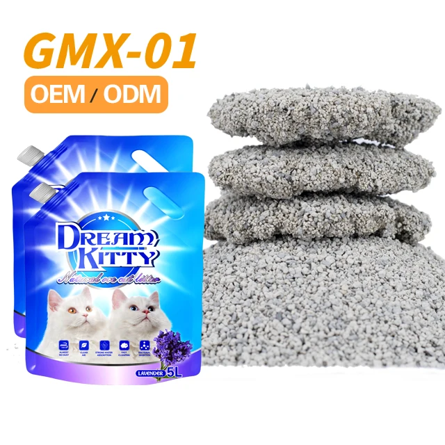 ODM OEM dust free high agglomeration deodorant bentonite cat litter wholesale bulk cat litter suppliers