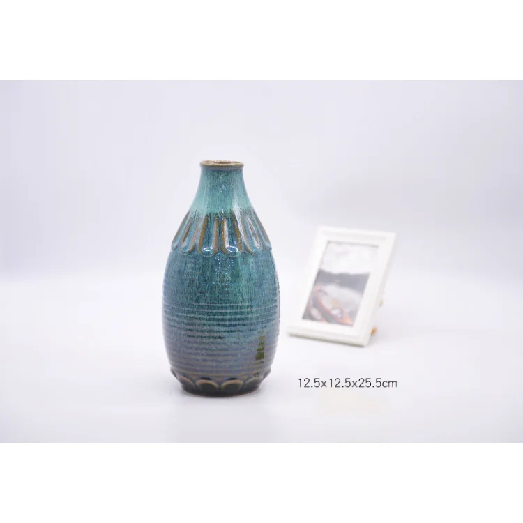 A large number of custom wholesale high quality cheap Big Plant White Ceramic Flower Lip Vase