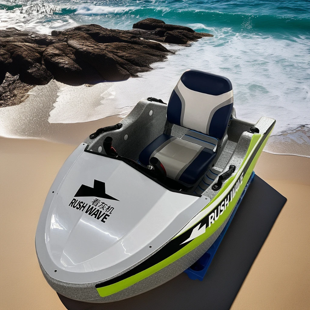 18KW New Energy Adult Two-Seater Small Speedboat Water Leisure Patrol Kart with Small Electric Motor for Sea Use