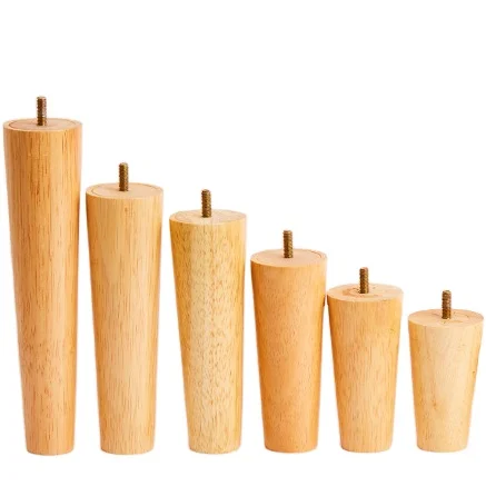 Modern Solid Wooden Furniture Legs Metal Accessories for  Tables Legs Sofas & Armchairs Bedroom Living Room Use Screws Included