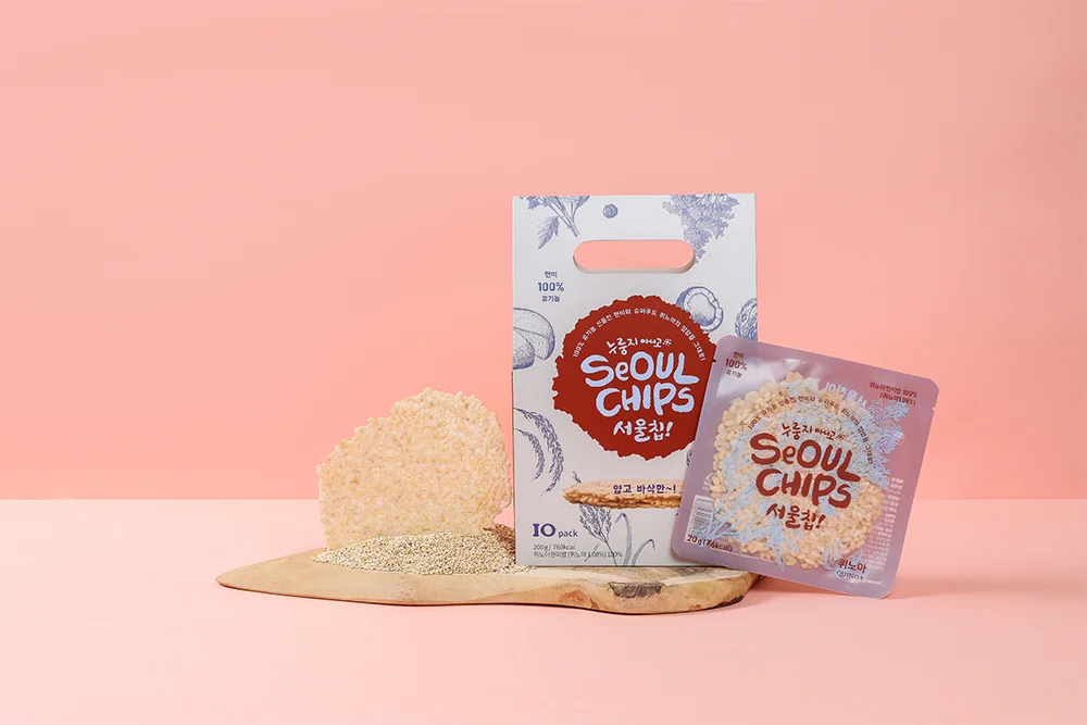 Корейская закуска органические без добавок для веганов детей хрустящий сахара детский переваренный рис вкус Quinoa