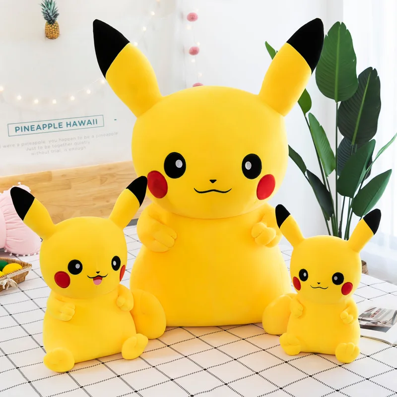 Wholesale Big Size Pikachu Plush Toy Stuffed Animal Plush Doll Kids Pillow Toy