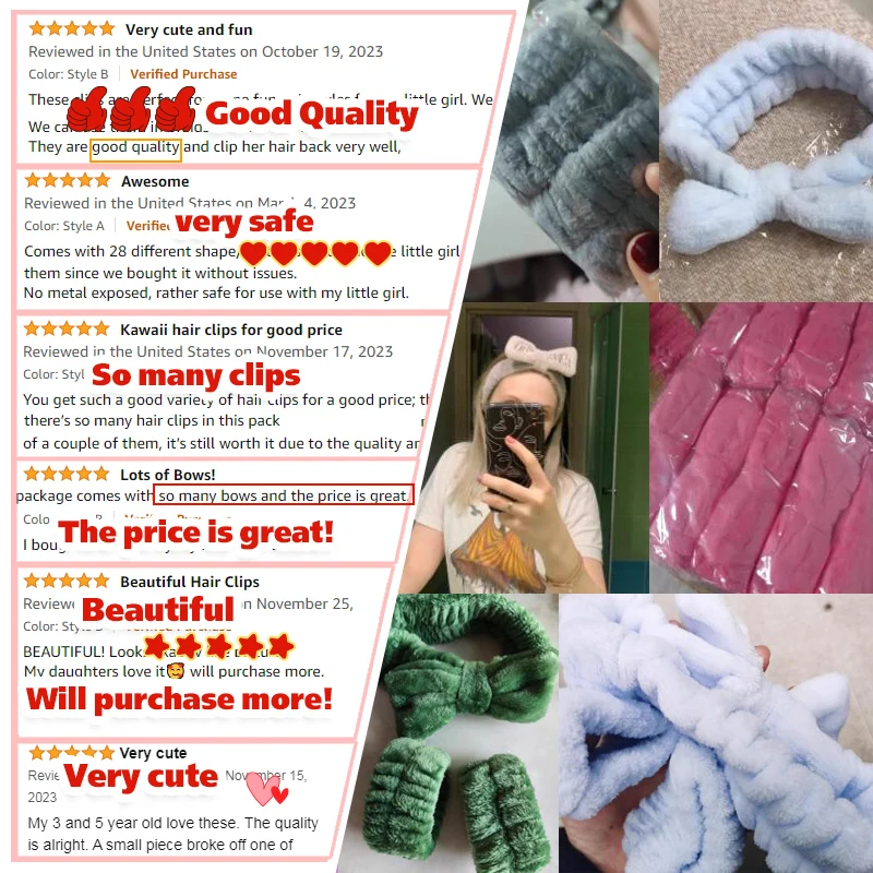 adjustable towels ribbons hair bands for girls new born baby makeup hair band ears hair elastic band