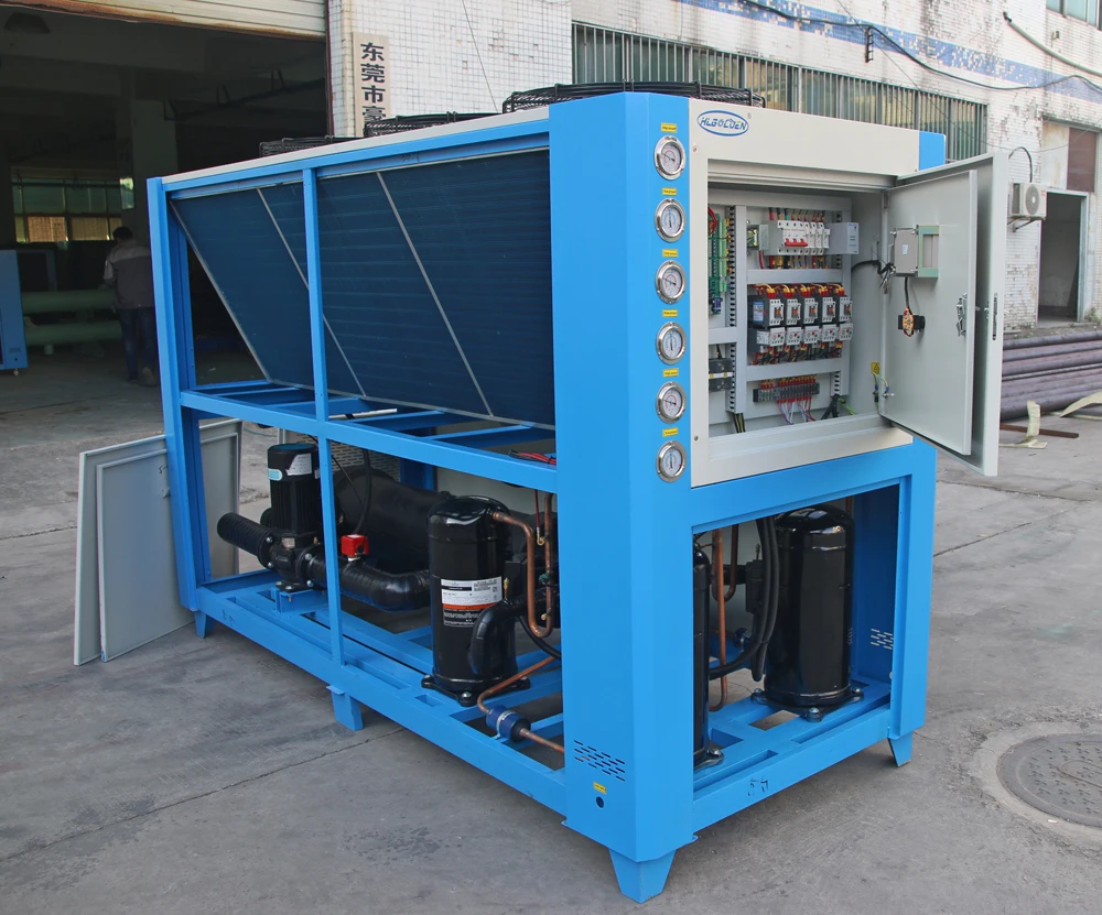 All in one Industrial Air Cooled Chiller 30HP With Buffer Tank For Injection Molding Machine