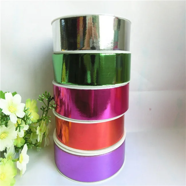 plastic metallic ribbon roll