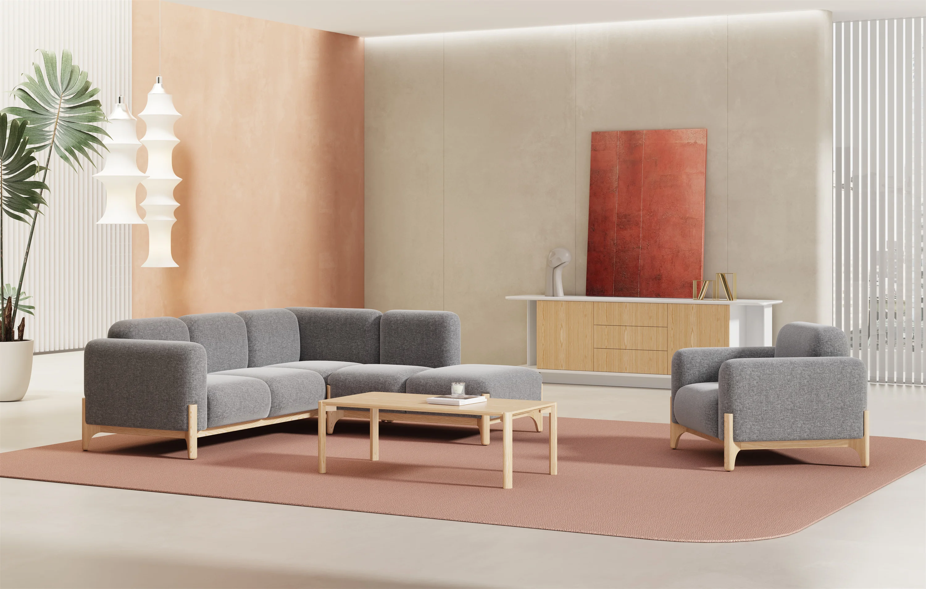 LEED  module office public receoption sofa luxury Furniture Sofa Set sectional Sofa