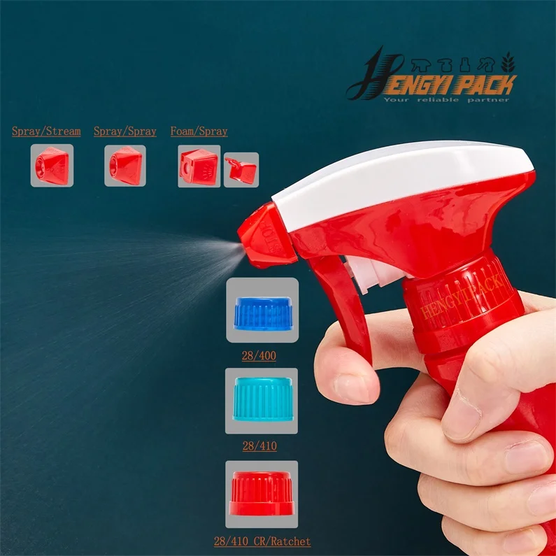 Chemical Resistant Trigger Sprayers Black 28/410 All Plastic Trigger Sprayer