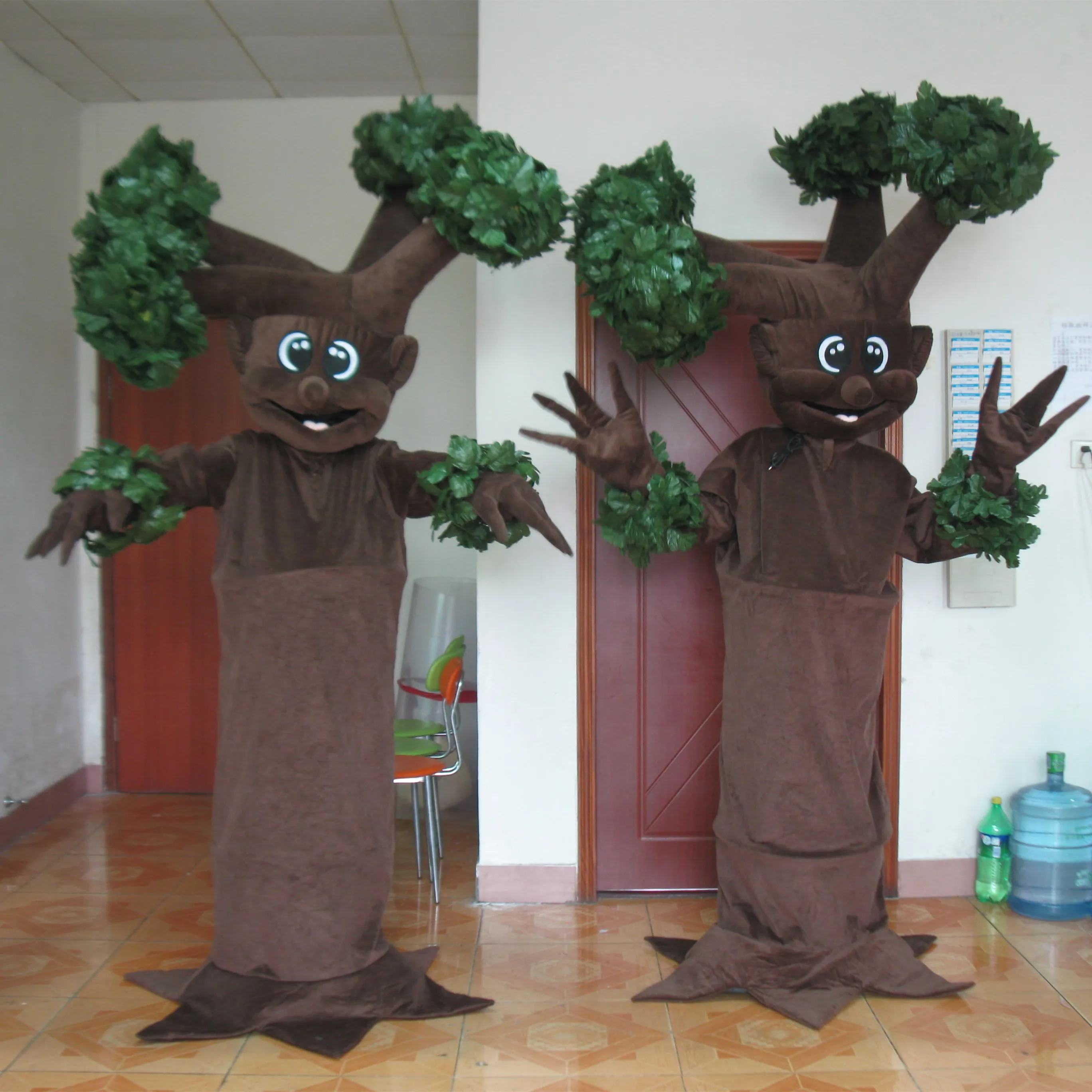 HOLA palm tree costume/tree mascot costume for adult