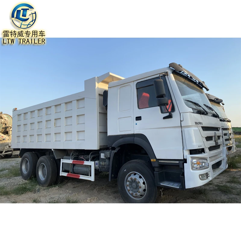 China Sino howo 10 Wheeler RHD LHD 40tons Second Hand heavy duty 6x4 Used Howo Tipper  Trailer Dump Truck In South Africa
