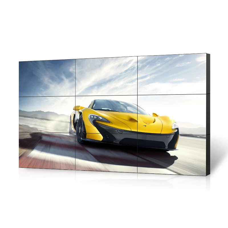 Manufacturer 3X3 Indoor Smart Frameless TV for exhibition lcd video Wall Display screen Advertising marketing wall panels