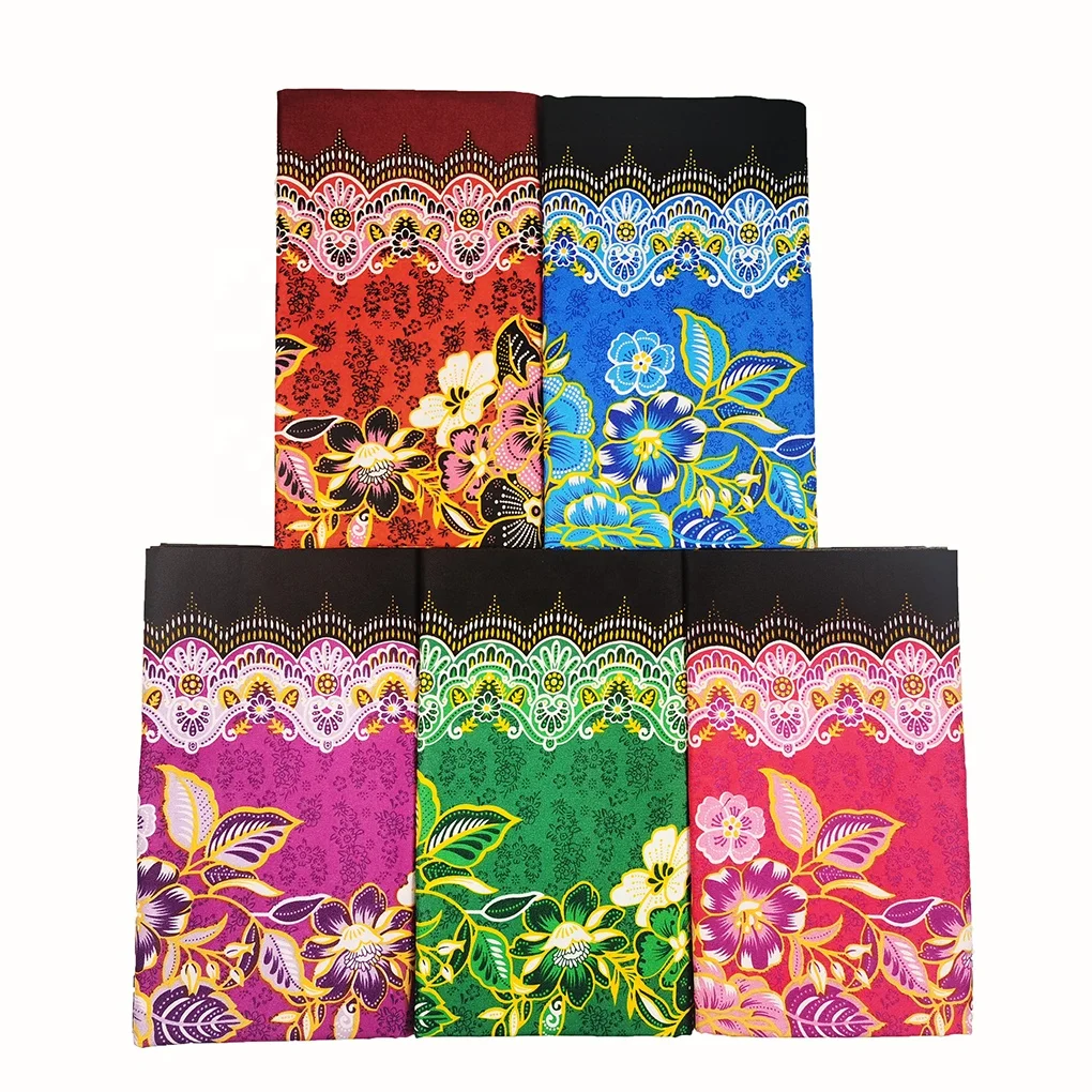 100% polyester sarong pareo print fabric Wholesale sarong Indonesia  tradition sarong lungi
