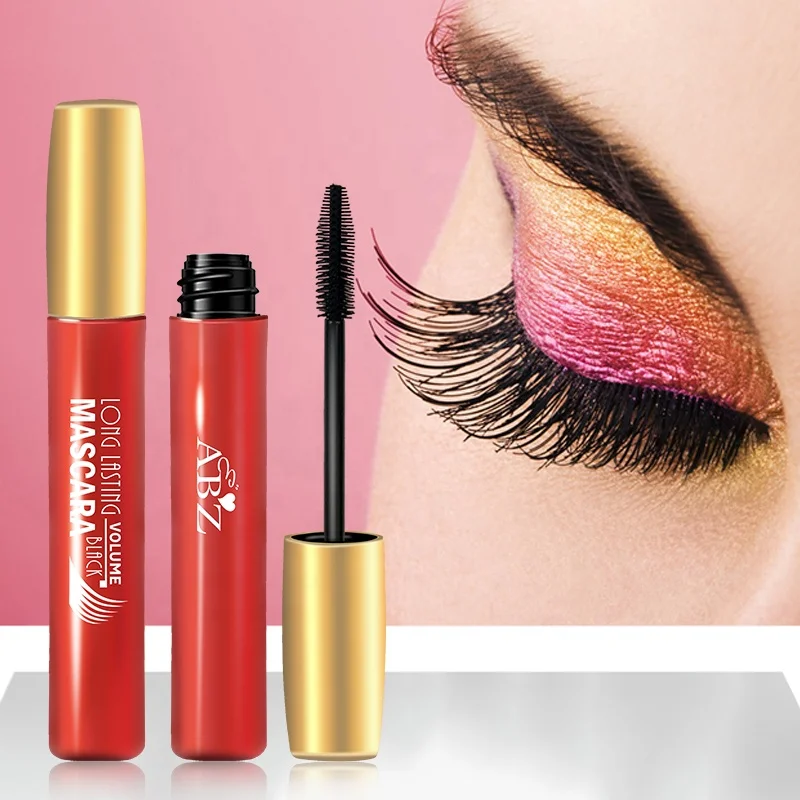 Silicone mascara brush wheel private label lengthening vegan black waterproof volume mascara 3d