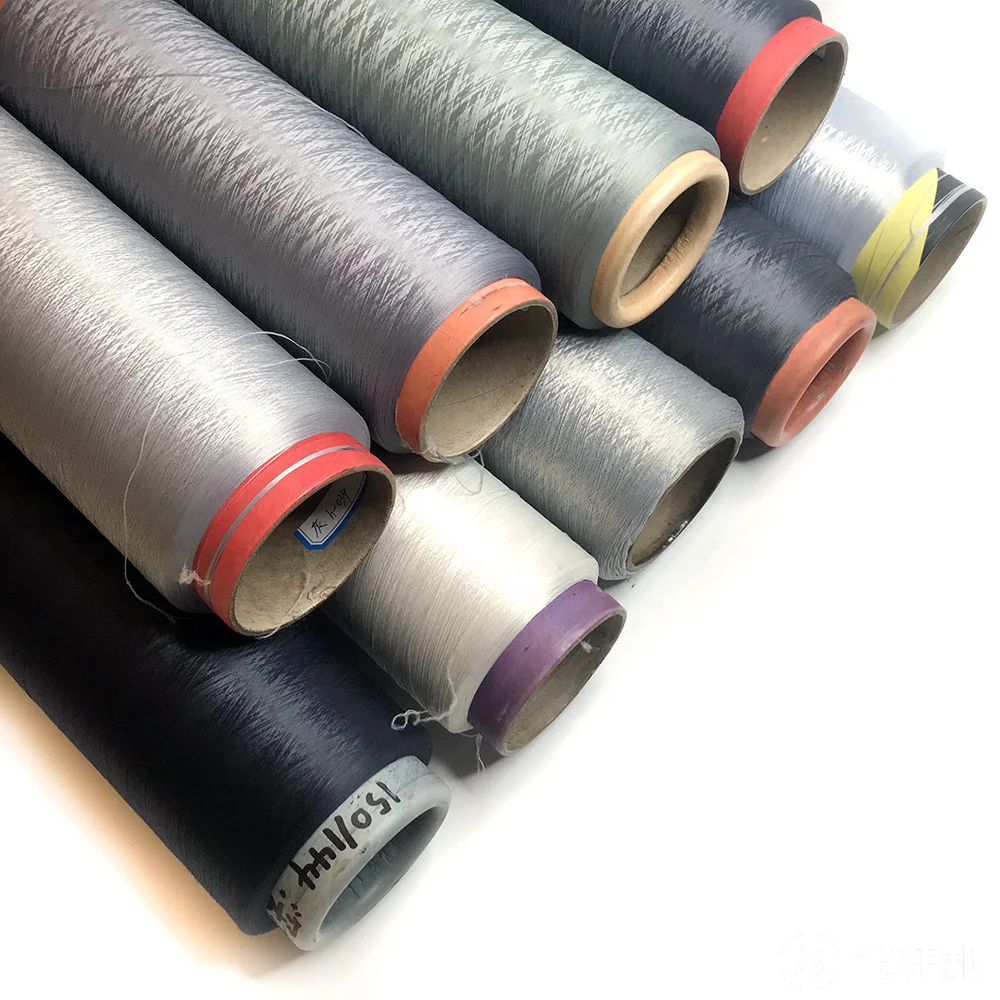 DTY 100D/144F red anti Bacterial Far infrared Heating polyester dope dyeing yarn high color fastness for T shirt fabric