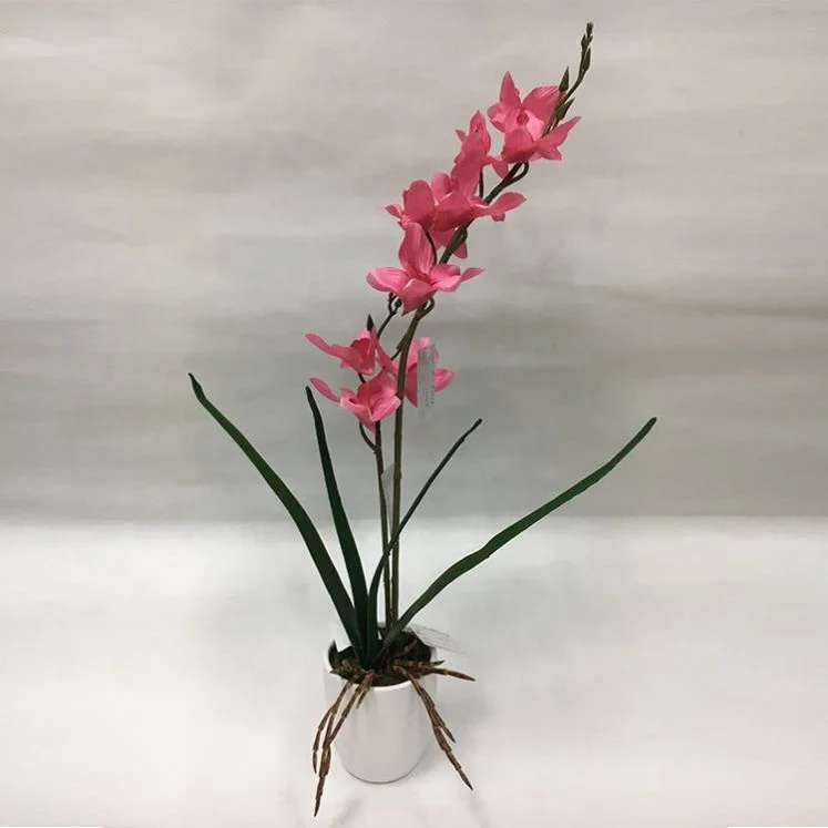 Cheap prices artificial orchid flowers bonsai wedding decorative phalaenopsis butterfly