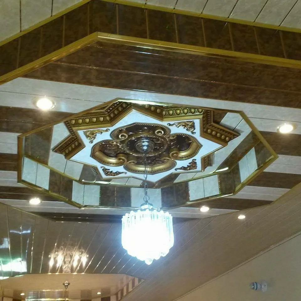 Cheap price plastic pvc garage ceiling bathroom false ceiling material