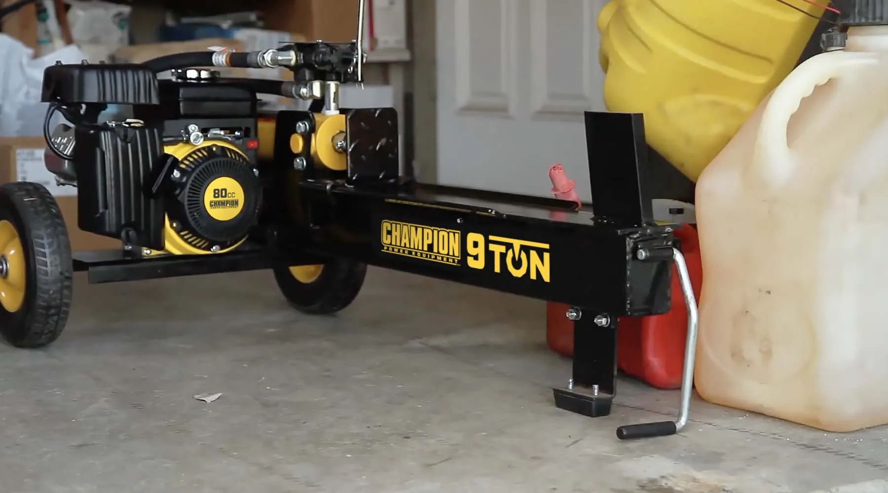  Вращающийся сплиттер для древесины Champion Power Equipment 9 тонн высококачественный эффективный недорогой
