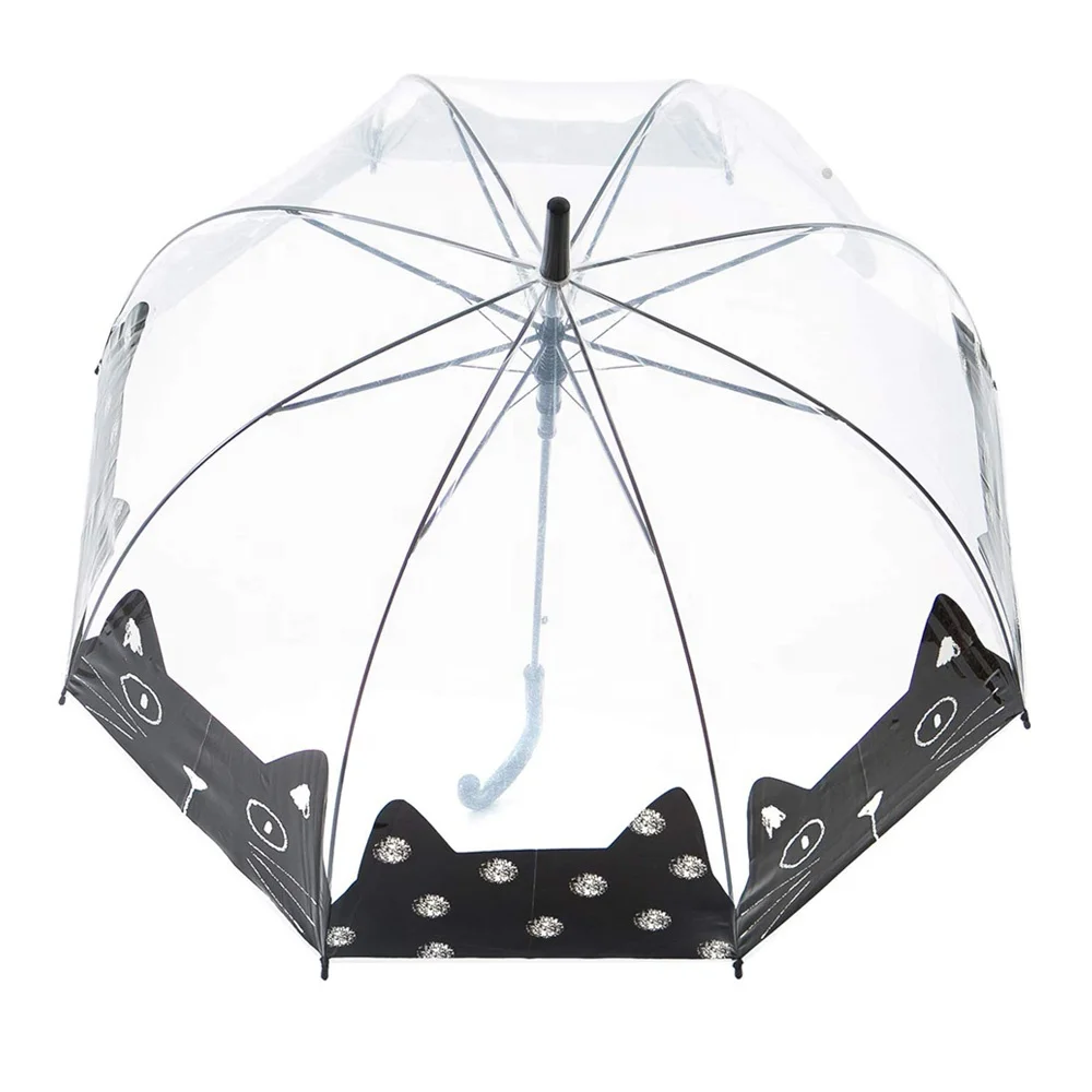 23 inch*8k vogue transparent pvc umbrella