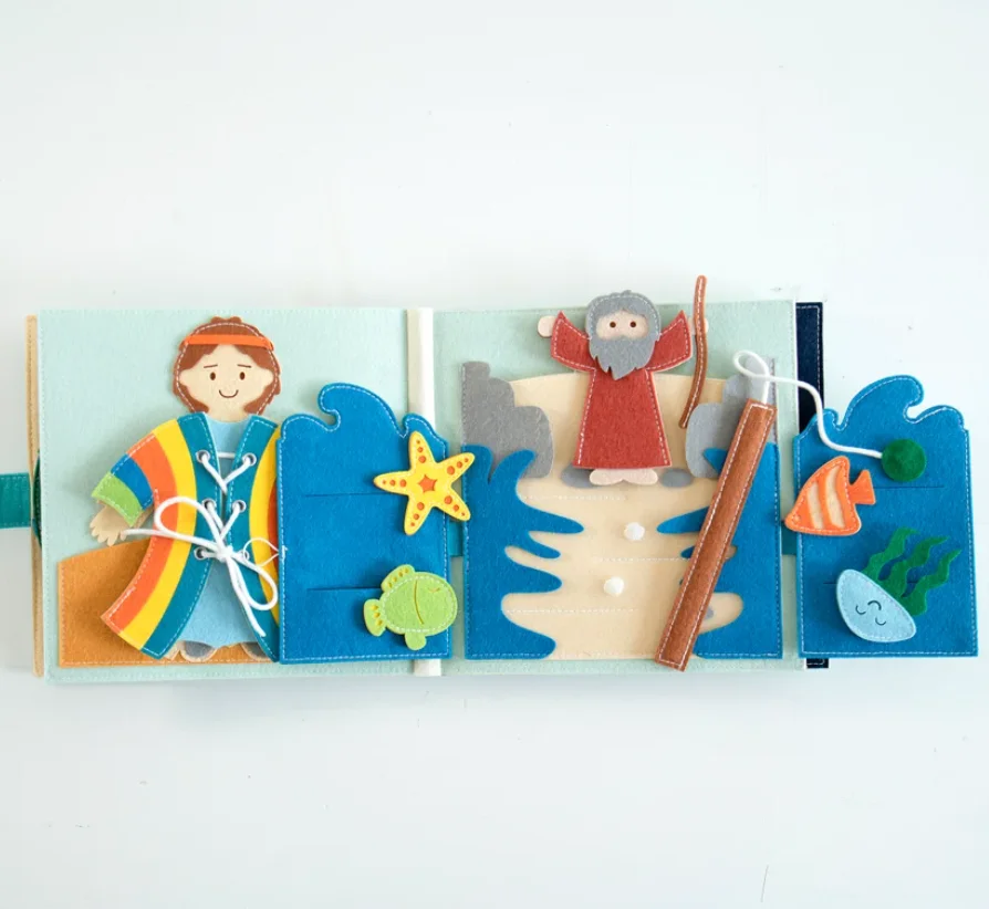 Bible Quiet Book Christian Activity Busy Book Bible Stories Church Quiet Book