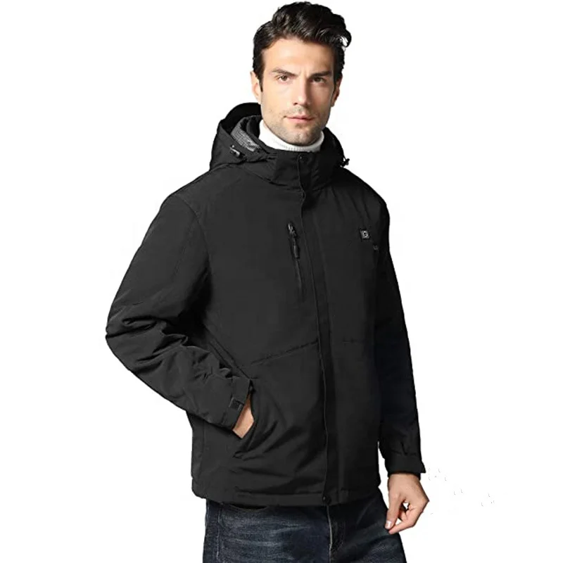 
New Arrival Winter coat USB Connector heated Vest Outdoor warming heating Jacket For Men 
