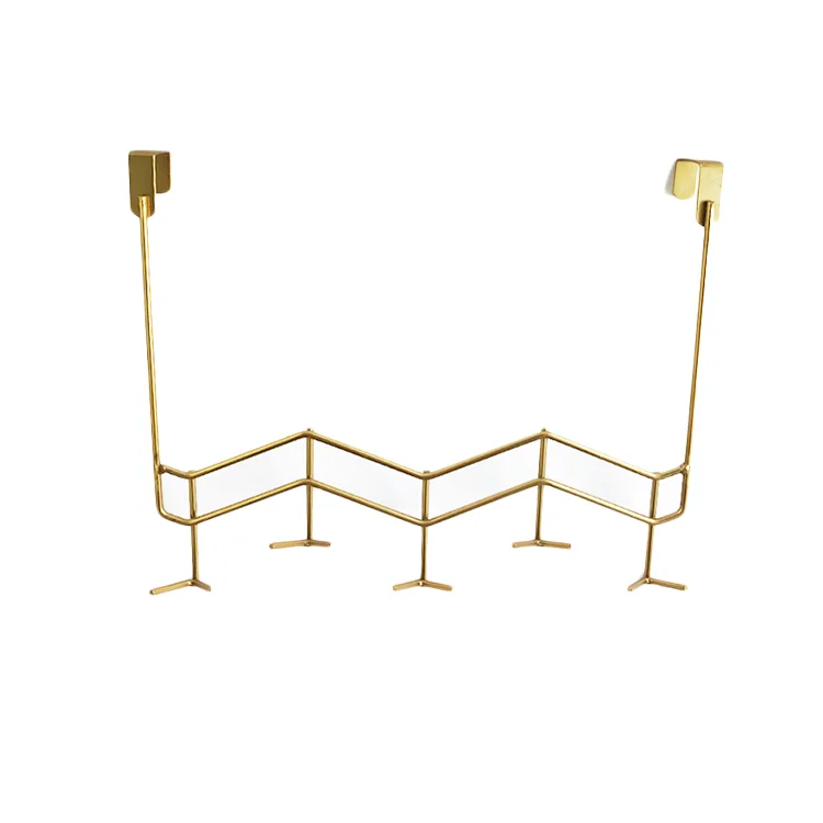 Wholesale Over the door hook rack with 10 hooks that fit over interior door Space Organizer Door Hanger Towel Rack