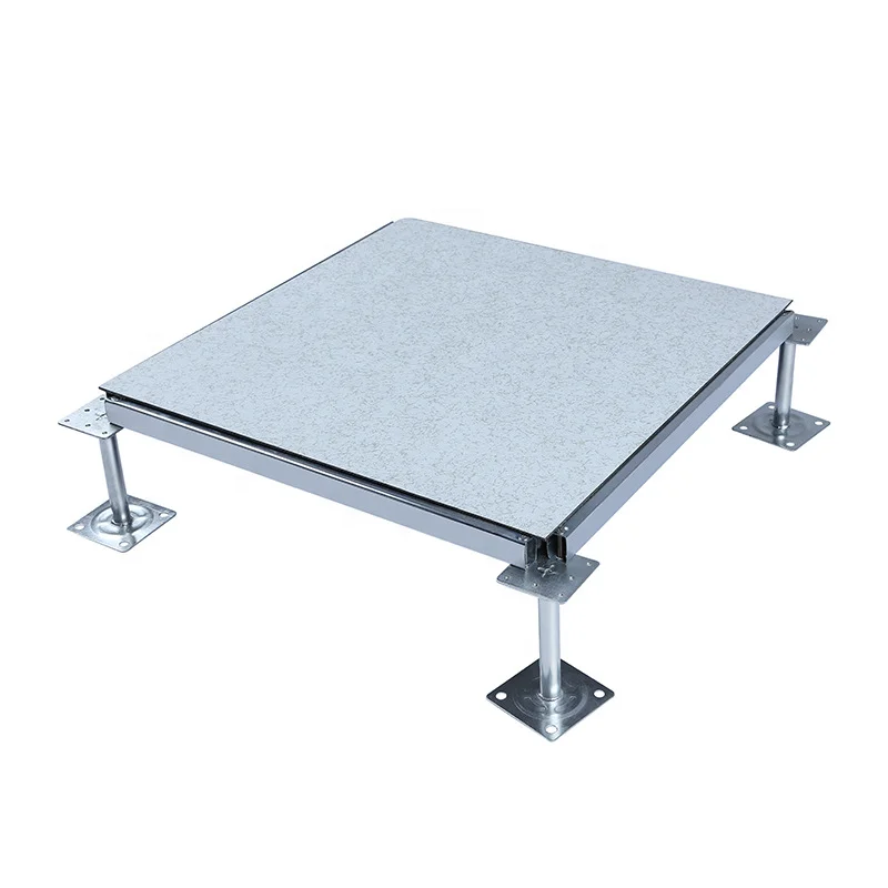 Modern Design Steel Raised Access Floor System Cement-Infilled Waterproof HPL PVC Finish Anti-Static Data Center Wood Metal