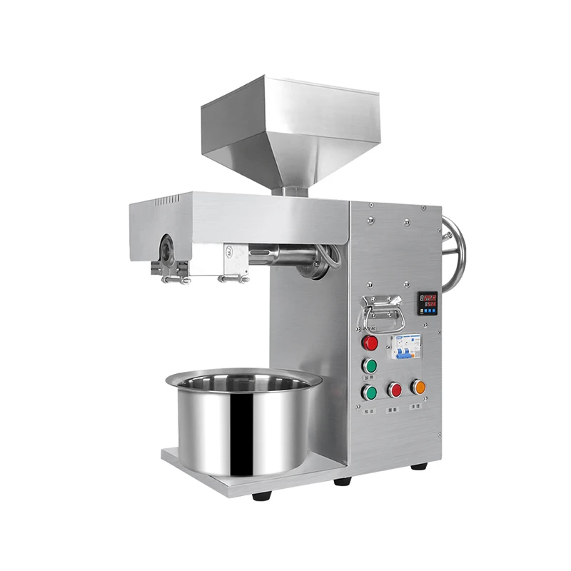 GOOPIKK 3000W Automatic Commercial Stainless Steel Oil Expeller Extractor Oil Presser For Coconut Cocoa Beans Amaranth Seed 220V