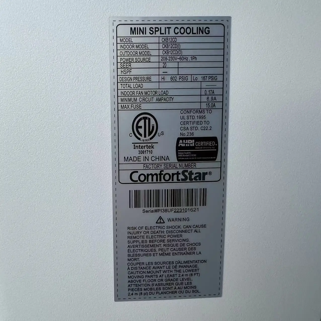 Puremind Wholesale 9000-24000BTU General Ductless AC Split Air Conditioners Cheap Price Wall Mounted Domestic Air Conditioner