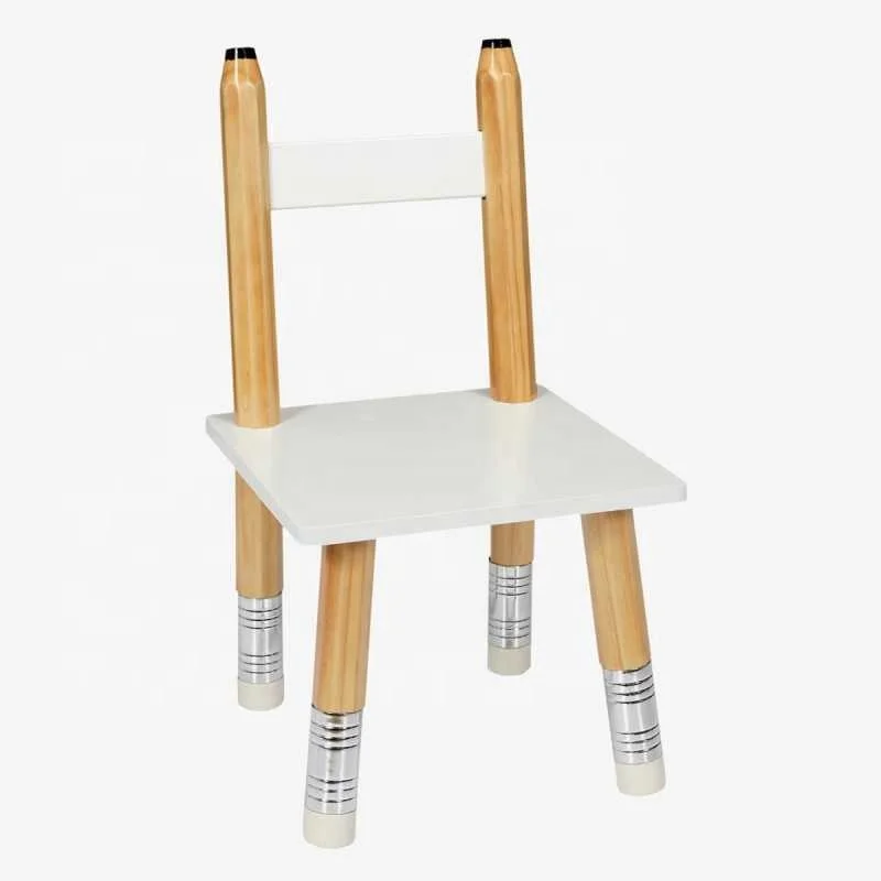 Kids Table Set Phoenix Home Modern Design Wooden Furniture Pine Legs White Chairs Kids Table Set