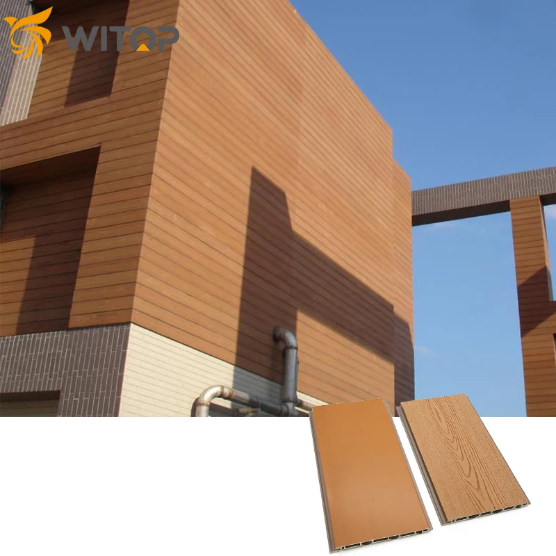 Outdoor Eco Wood Plastic Composite Wall Board Exterior WPC Wall Panel Cladding