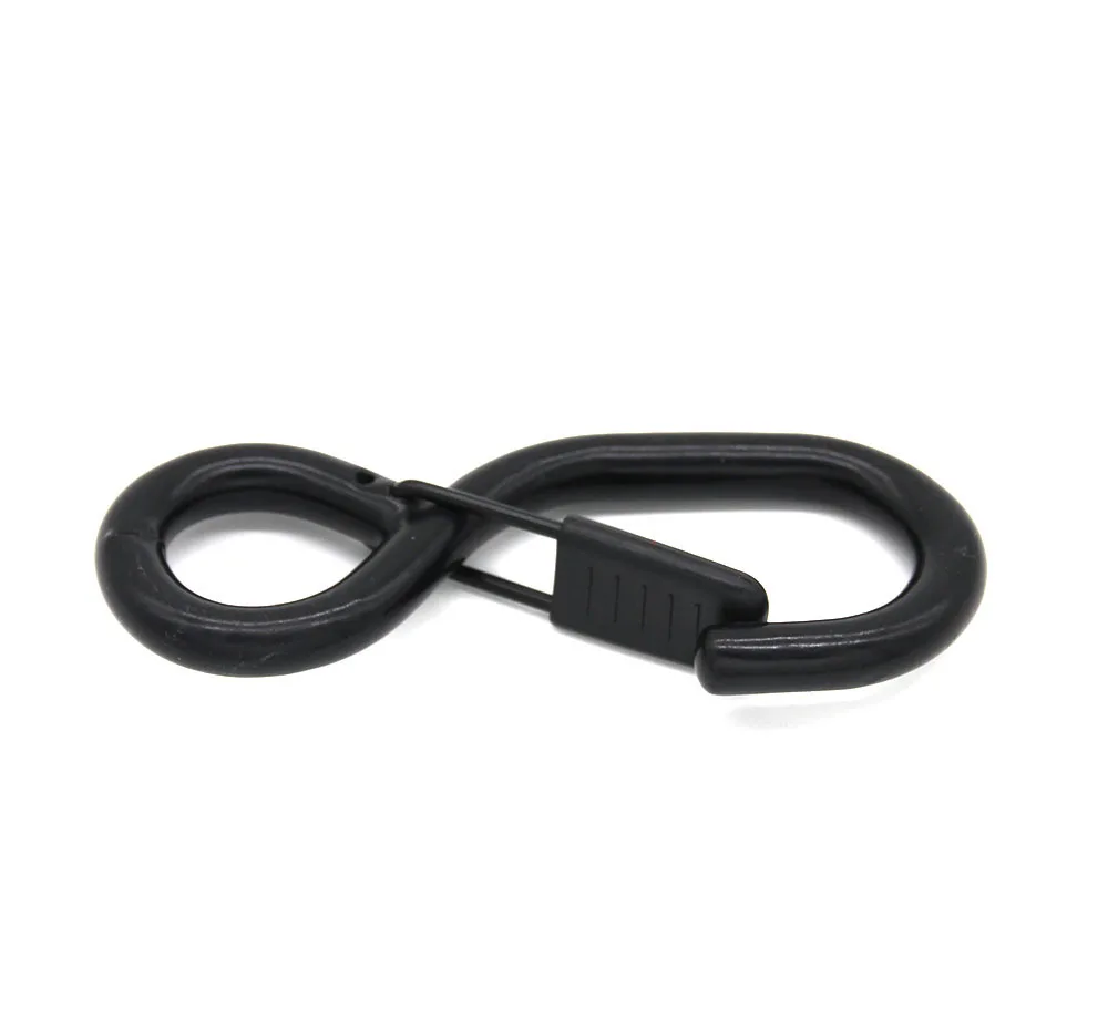 25mm Tie Down Heavy Duty Rubber-coated S Hook with Keeper for Ratchet Buckle