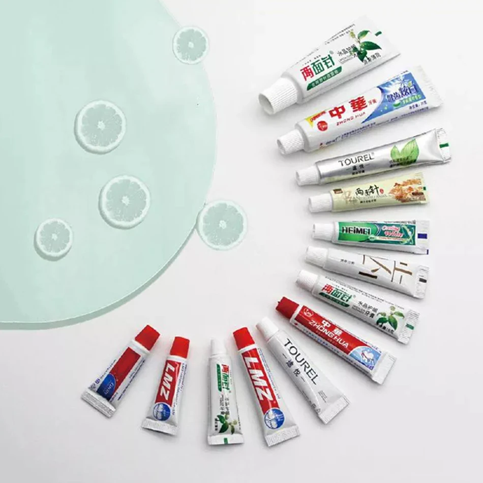 Custom Logo 3g / 5g / 6g / 10g / 15g / 20g / 25g Disposable Hotel Travel Size Mini Toothpaste Manufacturer