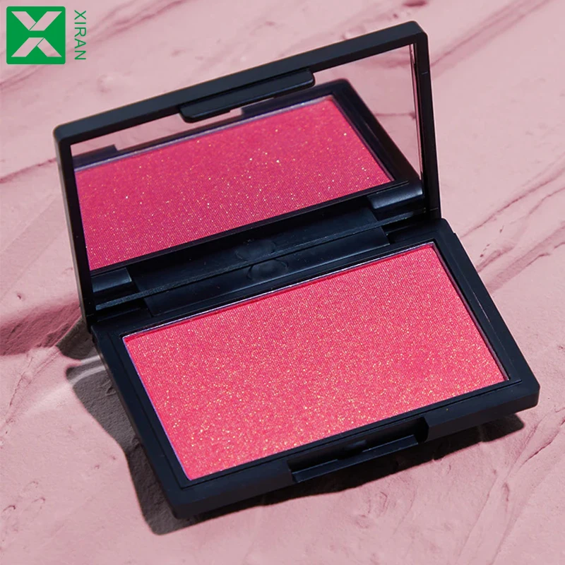 Private Label Powder Blusher Palette Manufacturers Shimmer Matte Waterproof Multi-Function Pigmented Vegan Organic Pink Blush
