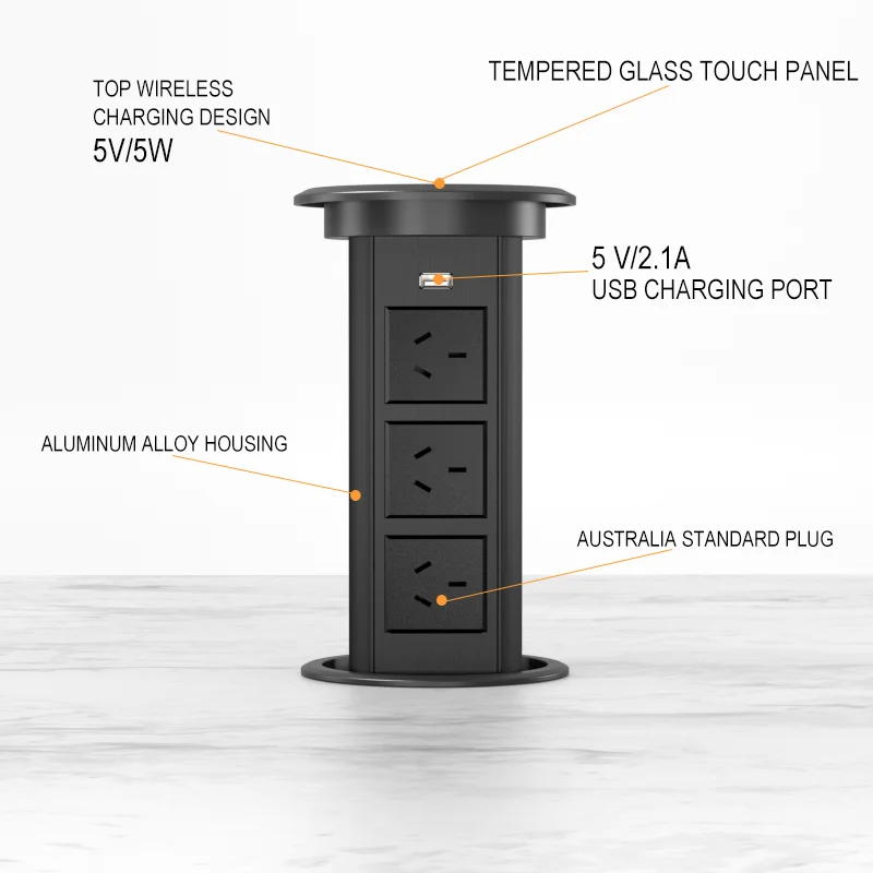 Motorized Extension Pop Up Power Socket Kitchen Pop Up Socket Electrical Outlets
