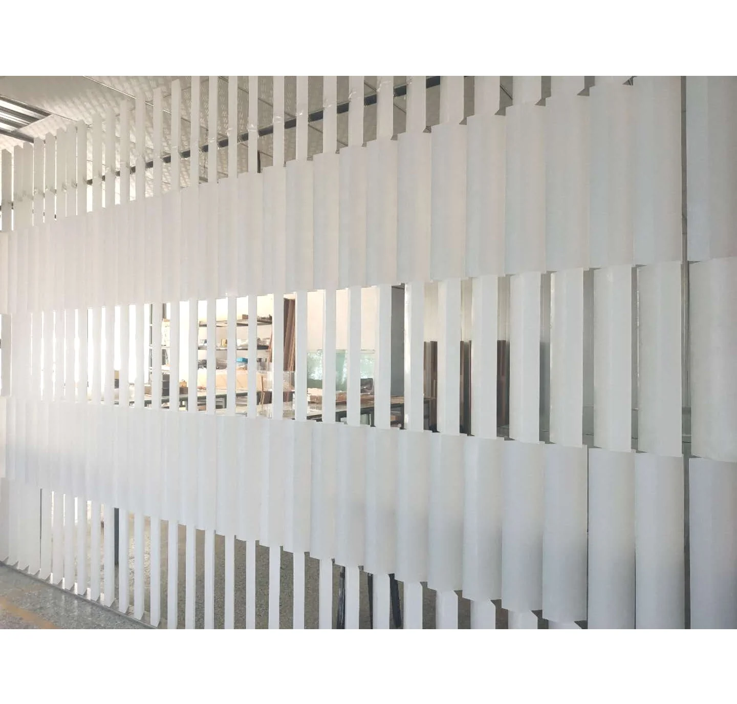 Shopping Mall Acrylic Wall Divider Acrylic Screen and Room Divider Acrylic Room Divider