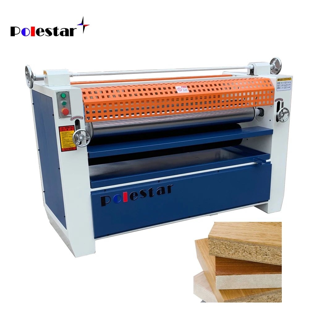 double sides polyurethane glue spreader roller sperading machine for plywood