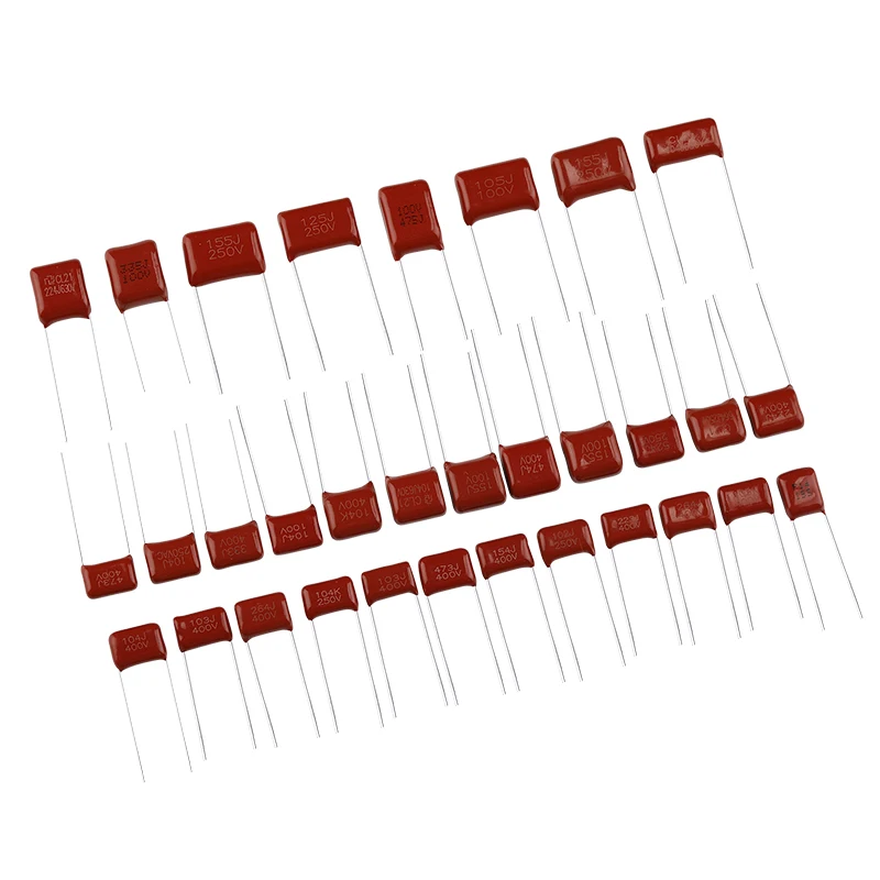 ZZEC capacitor manufacturer CL21 105k 400v metallized polyester film capacitors