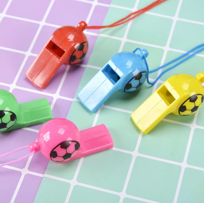 Whistle Children Football Whistle Environmentally Friendly Plastic Children Activity Toys Cheering Fans Part