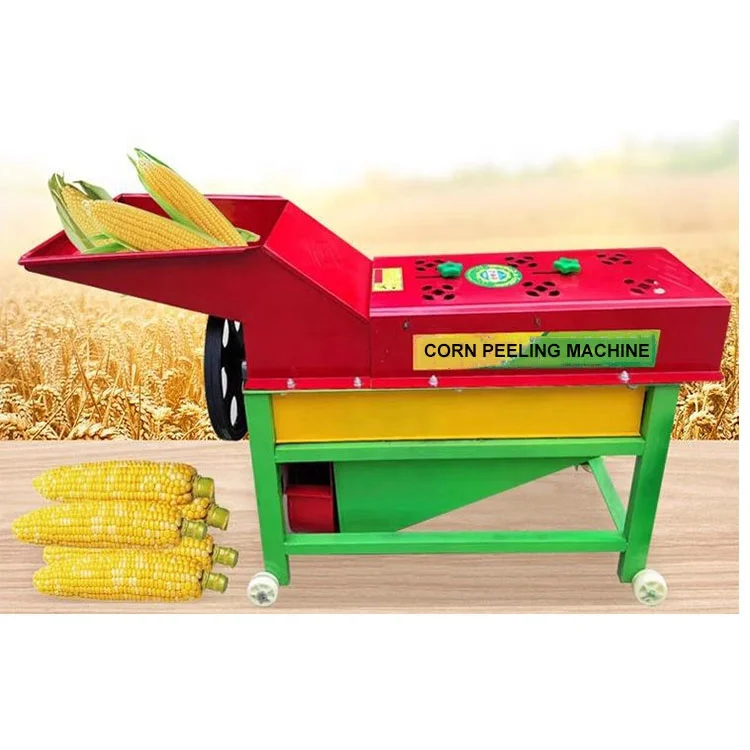 Electric Corn Thresher Corn Threshing Machine Maize Shellers Corn Peeler Machine Peeling