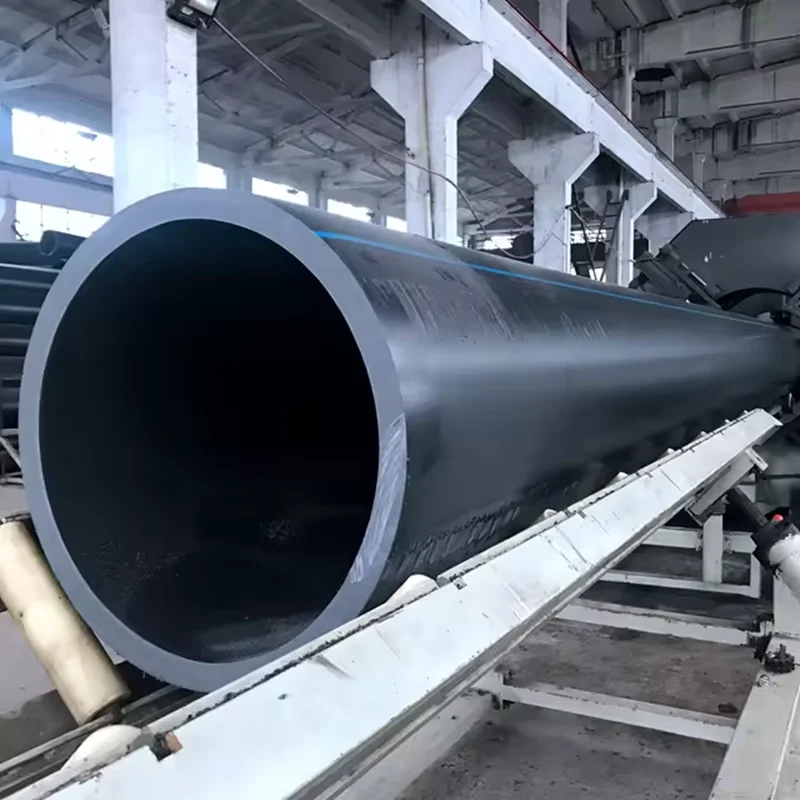 HDPE pipes DN400 500 600 Corrosion Resistant HDPE water pipes fittings for agriculture