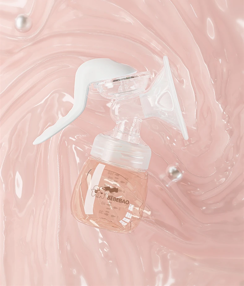 Bebebao Ergonomic design manual breast pump with two gear adjustable ,portable breast pump wireless