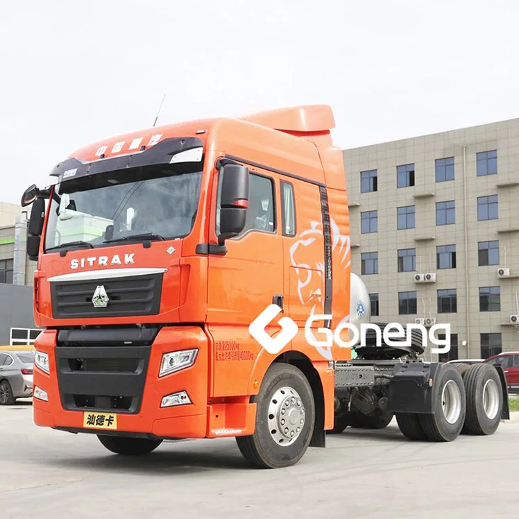 sitrak c7h 6x4 cng used truck tractor head 10 wheel sinotruk sitrak tractor truck c7h lng for sale by owner