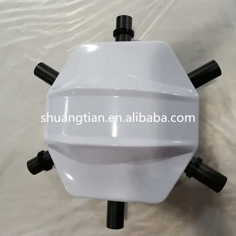 Custom anti-shock durable light-weight plastic unmanned camera aircraft drone UAV shells parts