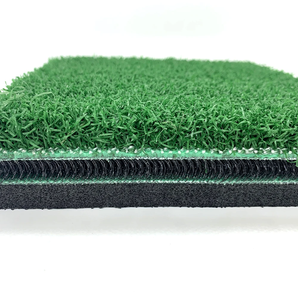 3D Golf Hitting Mat Golf Swing Mat Driving Range Golf Mat Green NBR Foam Nylon Knitting Crimp  Hockey field grass